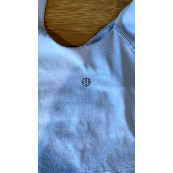 Lululemon Align Tank Top Blue Linen Built-In Shelf Bra Size 8 - Picture 6 of 9